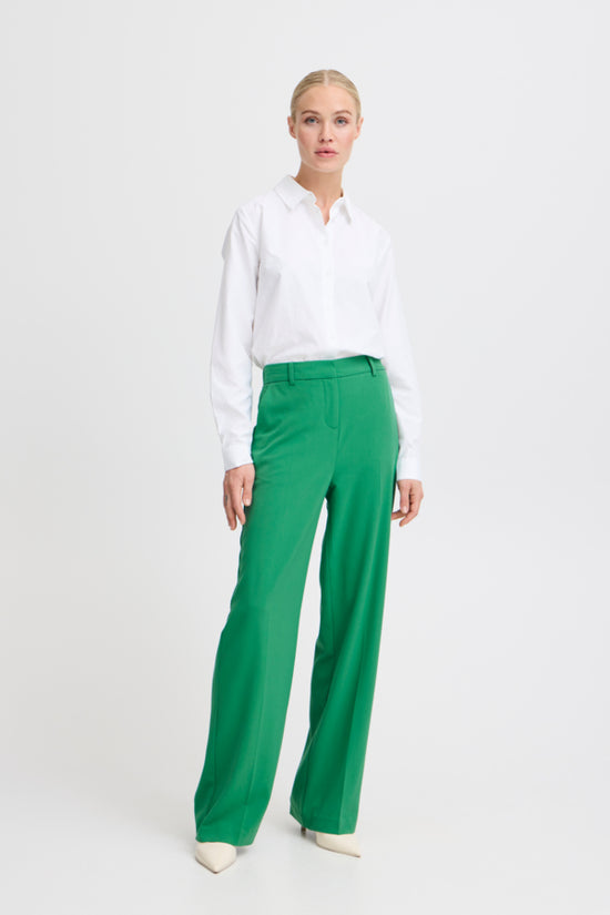 Danta Wide Leg Pants / Foliage Green