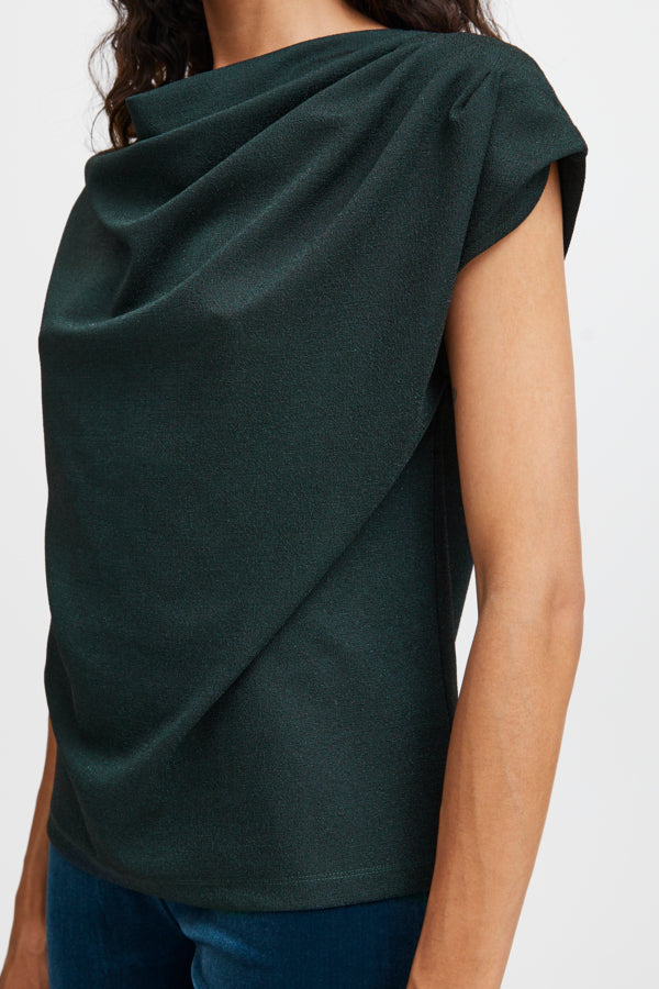 Selina Waterfall Blouse / Reflecting Pond