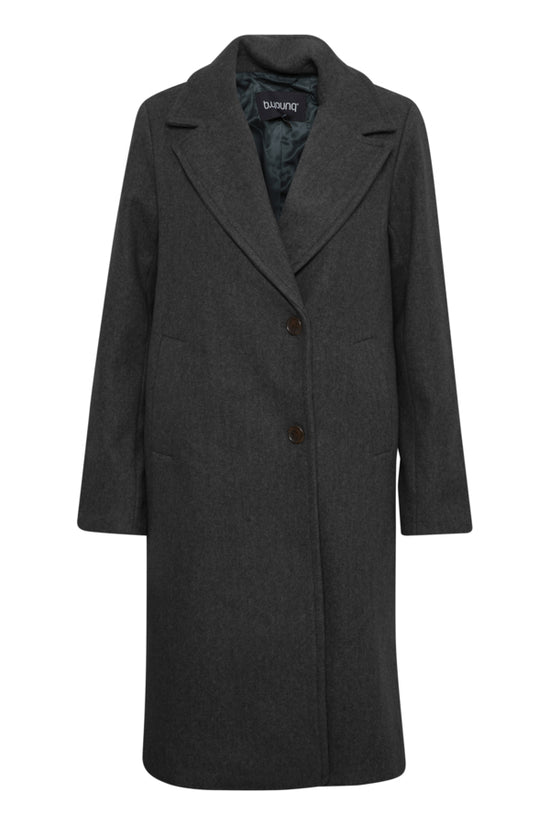 Cilia Coat / Black & Grey Melange
