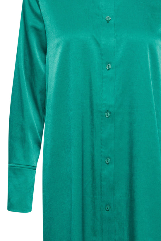 Afbeelding laden in galerijviewer, Jimsa Shirt Dress / Cadmium Green
