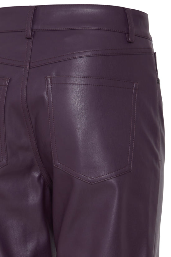 Dafany Straight Pants / Plum Perfect