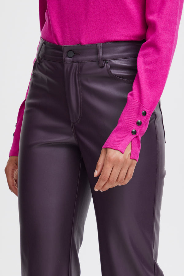 Dafany Straight Pants / Plum Perfect