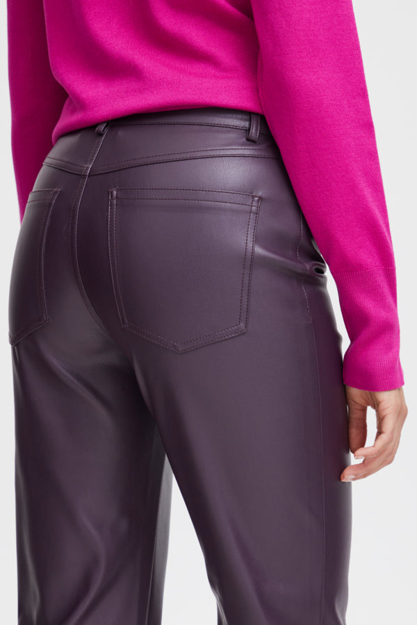 Dafany Straight Pants / Plum Perfect