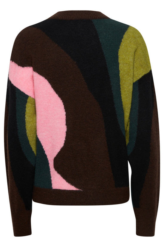 Martine Jacquard Jumper / Java Mix