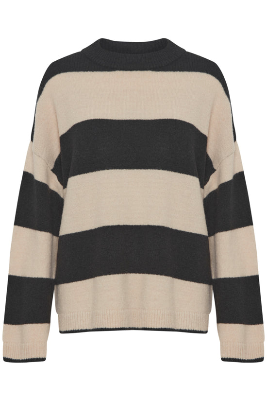 Omartha Stripe Jumper / Black Mix