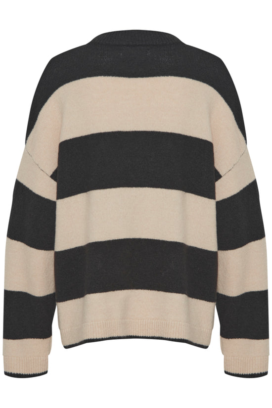 Omartha Stripe Jumper / Black Mix