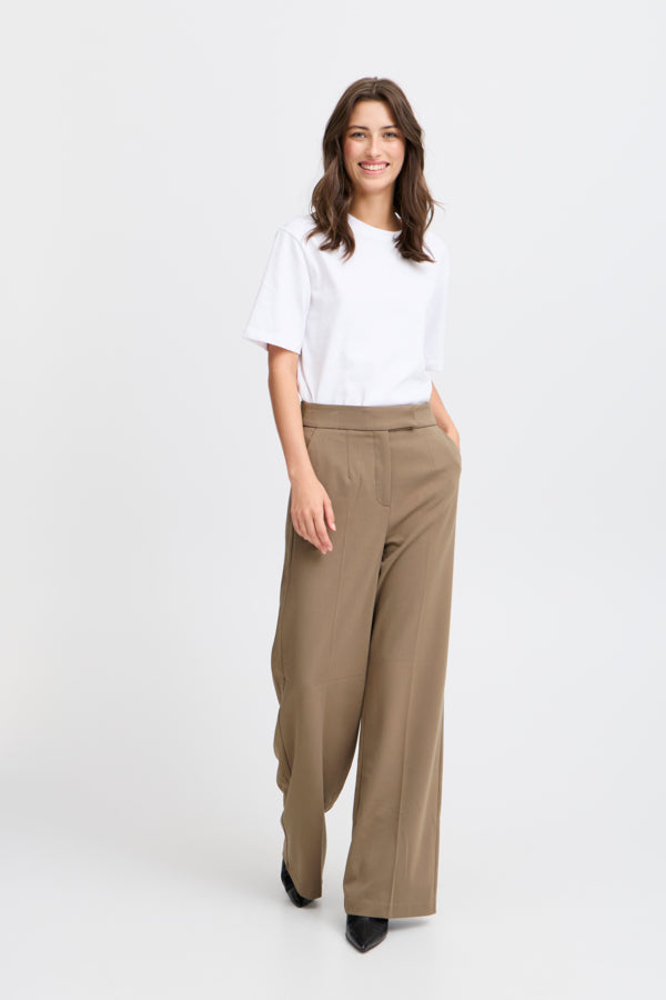 Ellan Wide Pants / Walnut