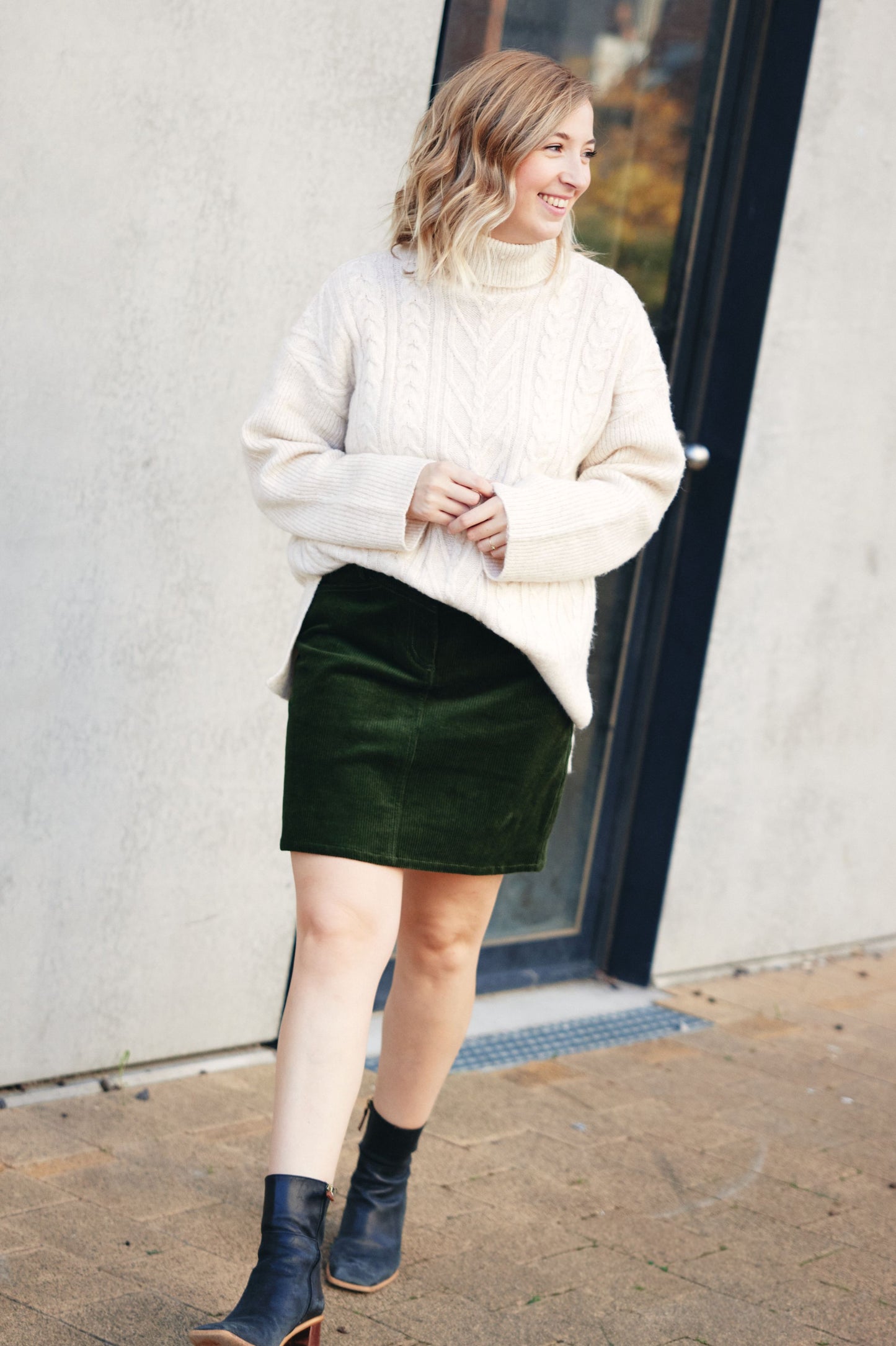 Thori Neel Skirt / Kombu Green