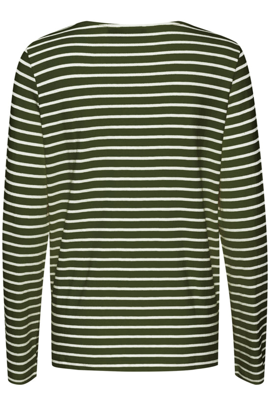 Neo Tee / Kombu Green Stripes