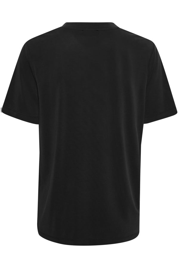 Columbine Loose Fit Tee / Black