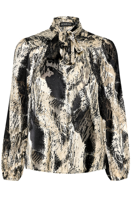 Afbeelding laden in galerijviewer, Akira Blouse / Black and White
