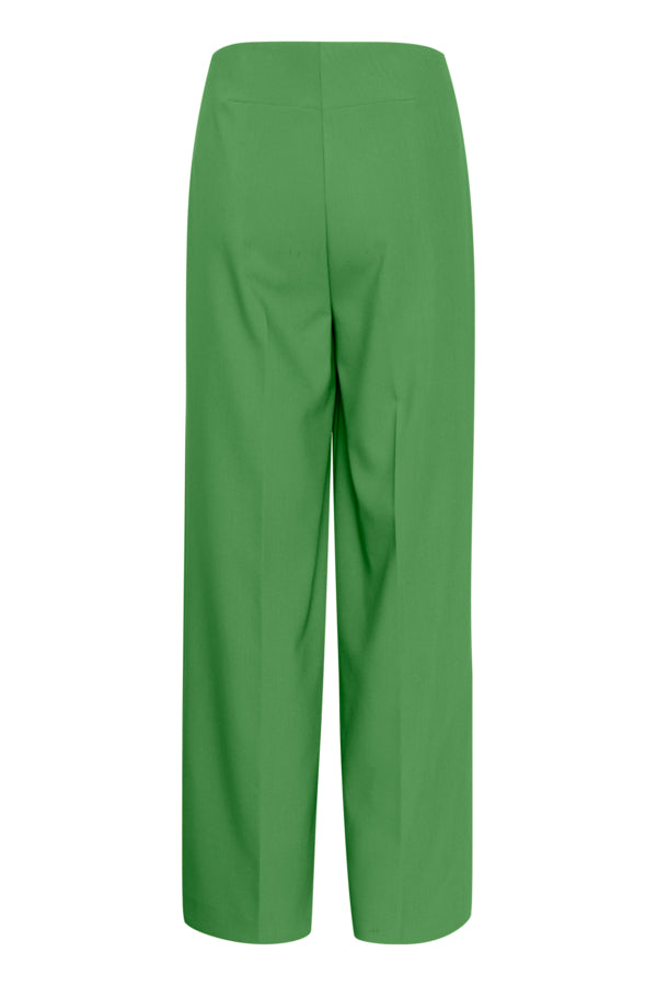 Corinne Wide Long Pants / Medium Green