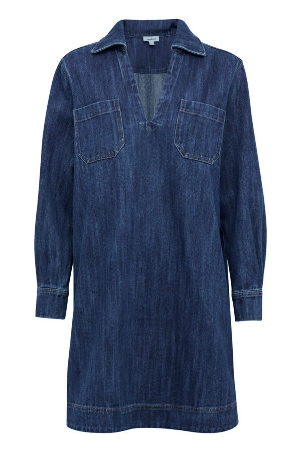 Zianna Dress / Medium Blue Denim