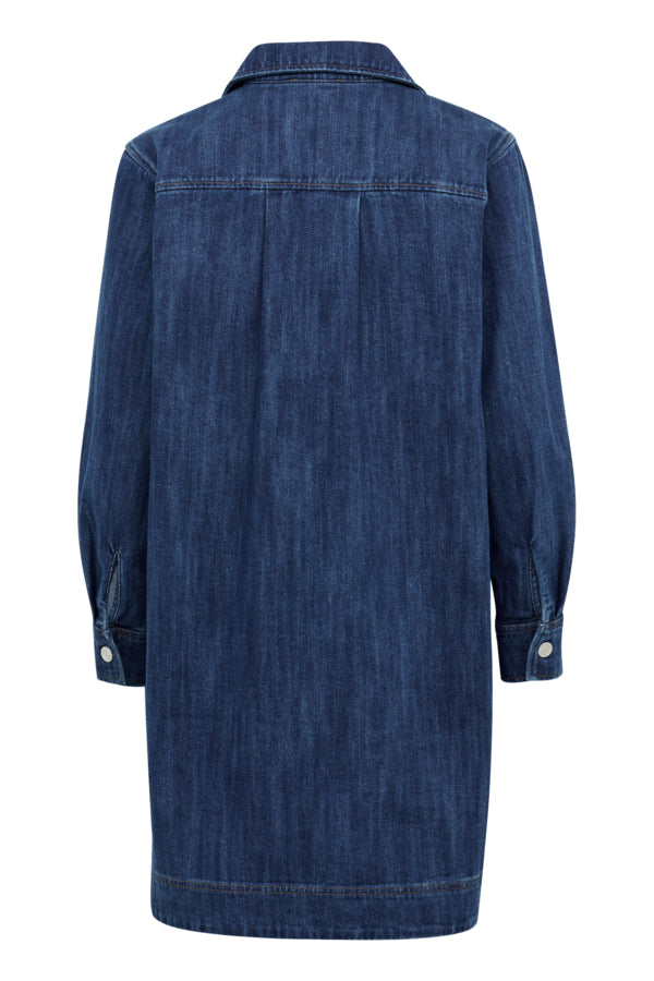 Zianna Dress / Medium Blue Denim