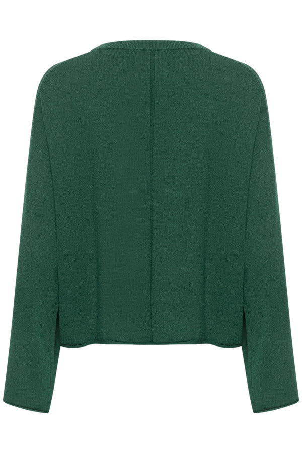 Spina Boxy Crew Neck / Rain Forest