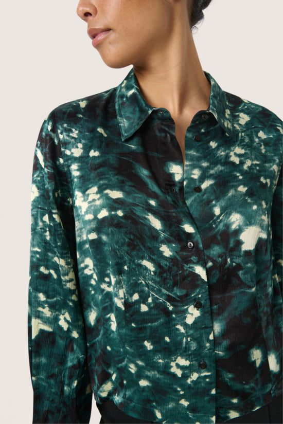 Miria Shirt / Rain Forest Splash Print