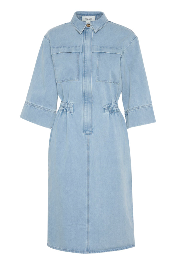 Annabeth Dress / Light Blue Denim