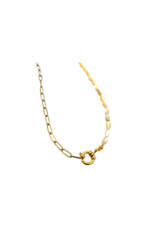 Roches Blanches Necklace / Gold