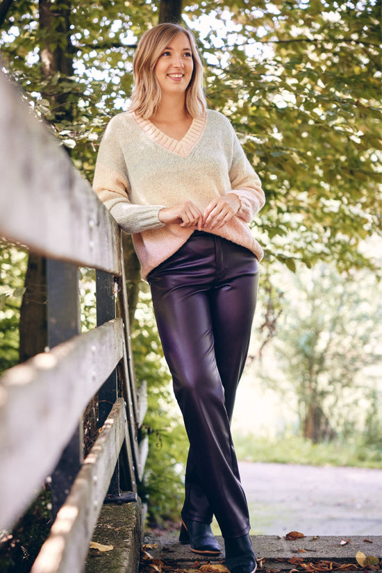 Afbeelding laden in Galerijviewer, Dafany Straight Pants / Plum Perfect
