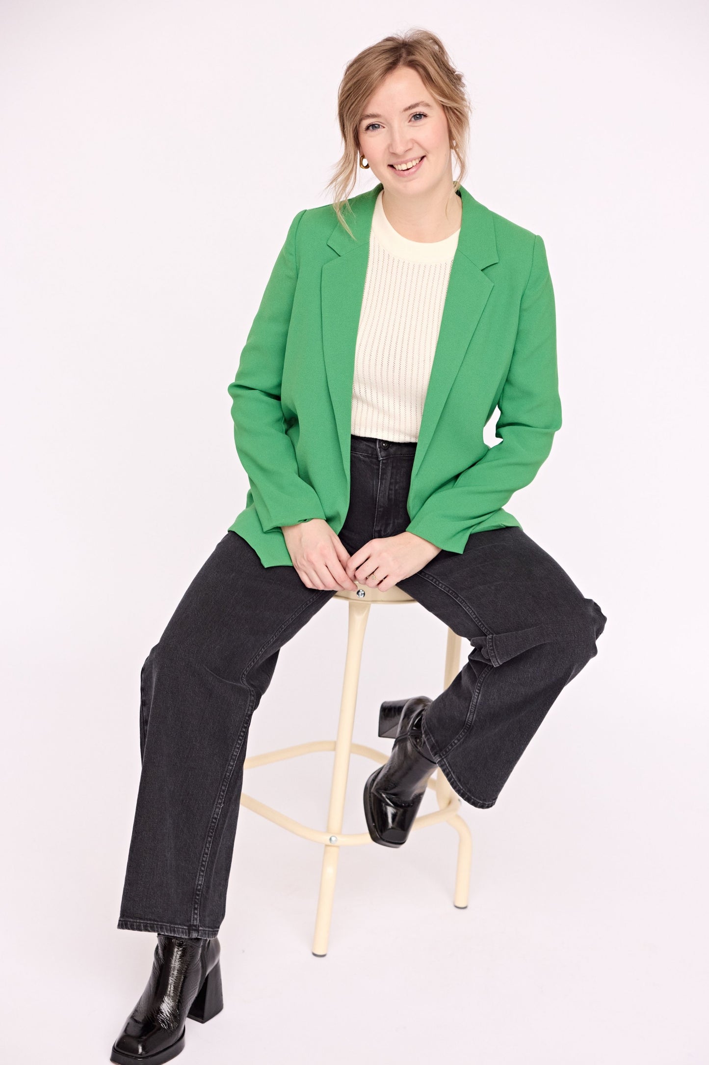 Shirley Blazer Long Sleeve / Medium Green