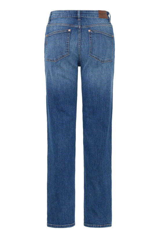 Joyy High Waist Straight Leg Jeans / Medium Blue