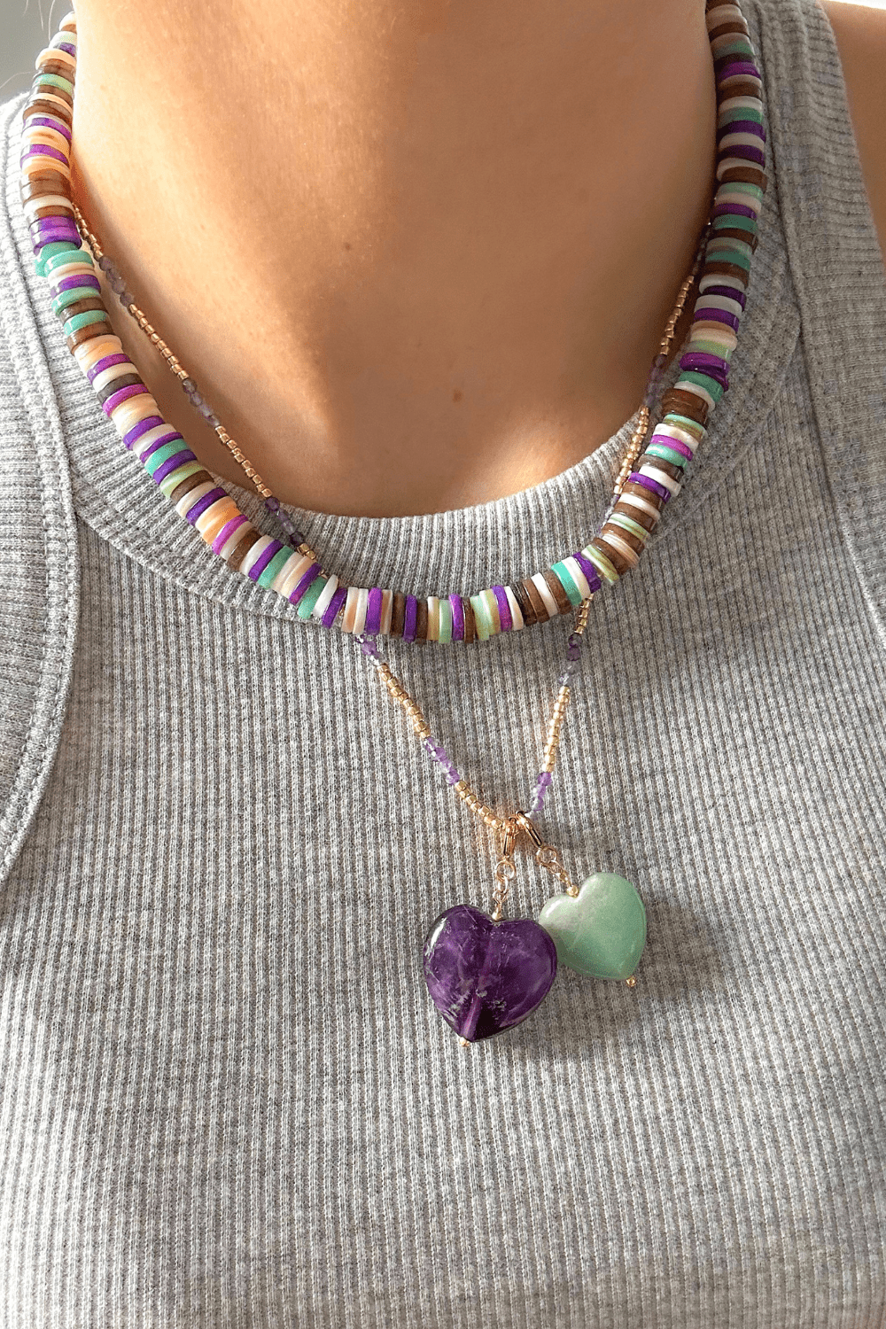 Small Green Heart Charm