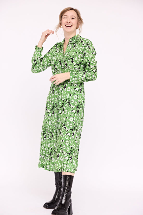 Ina Shirt Dress / Medium Green
