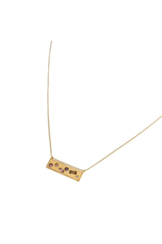 Diamond Vein Necklace / Gold