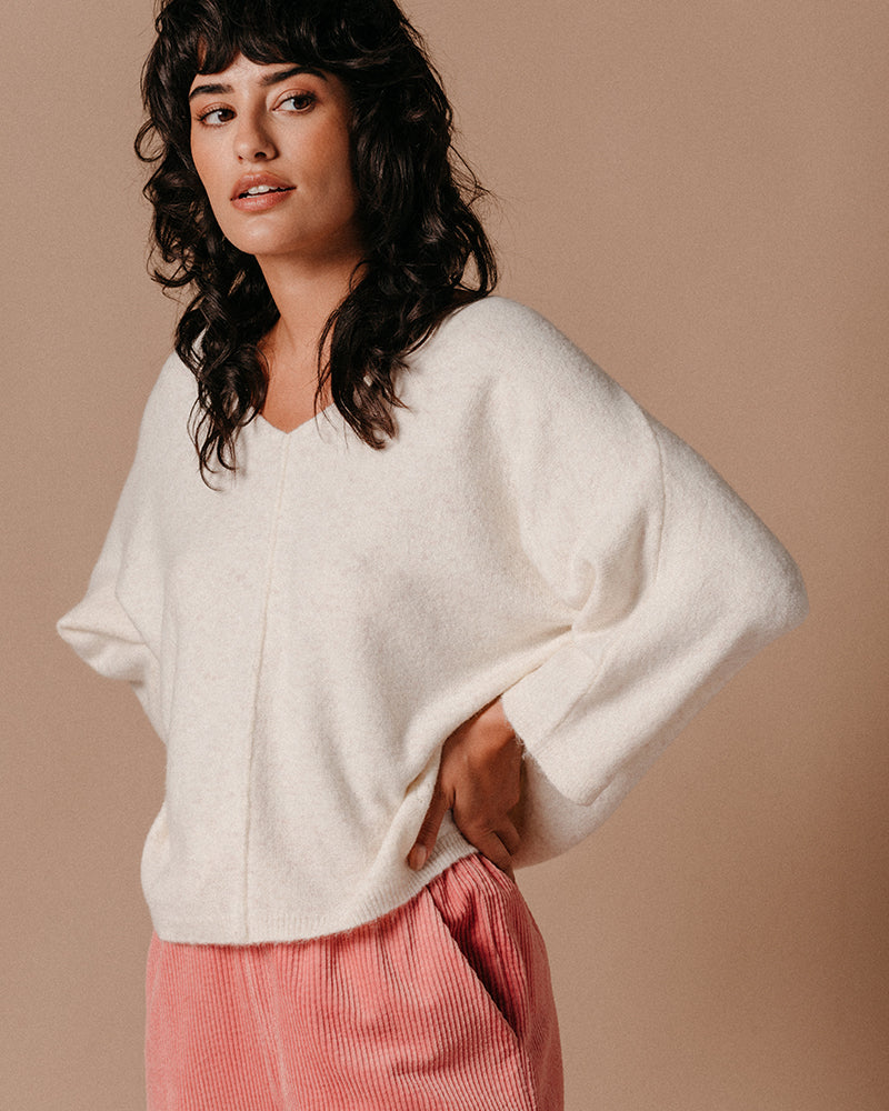 Lamara Knit / Ecru