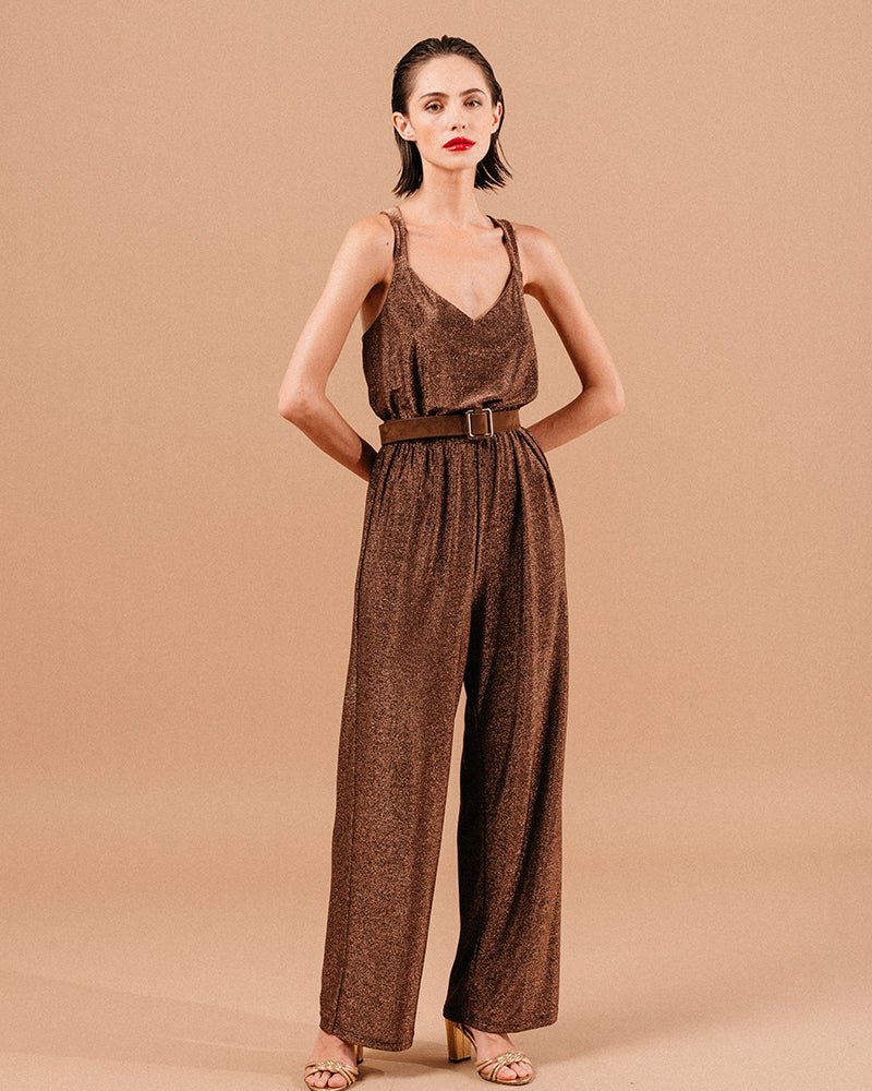Loyale Jumpsuit / Chocolate
