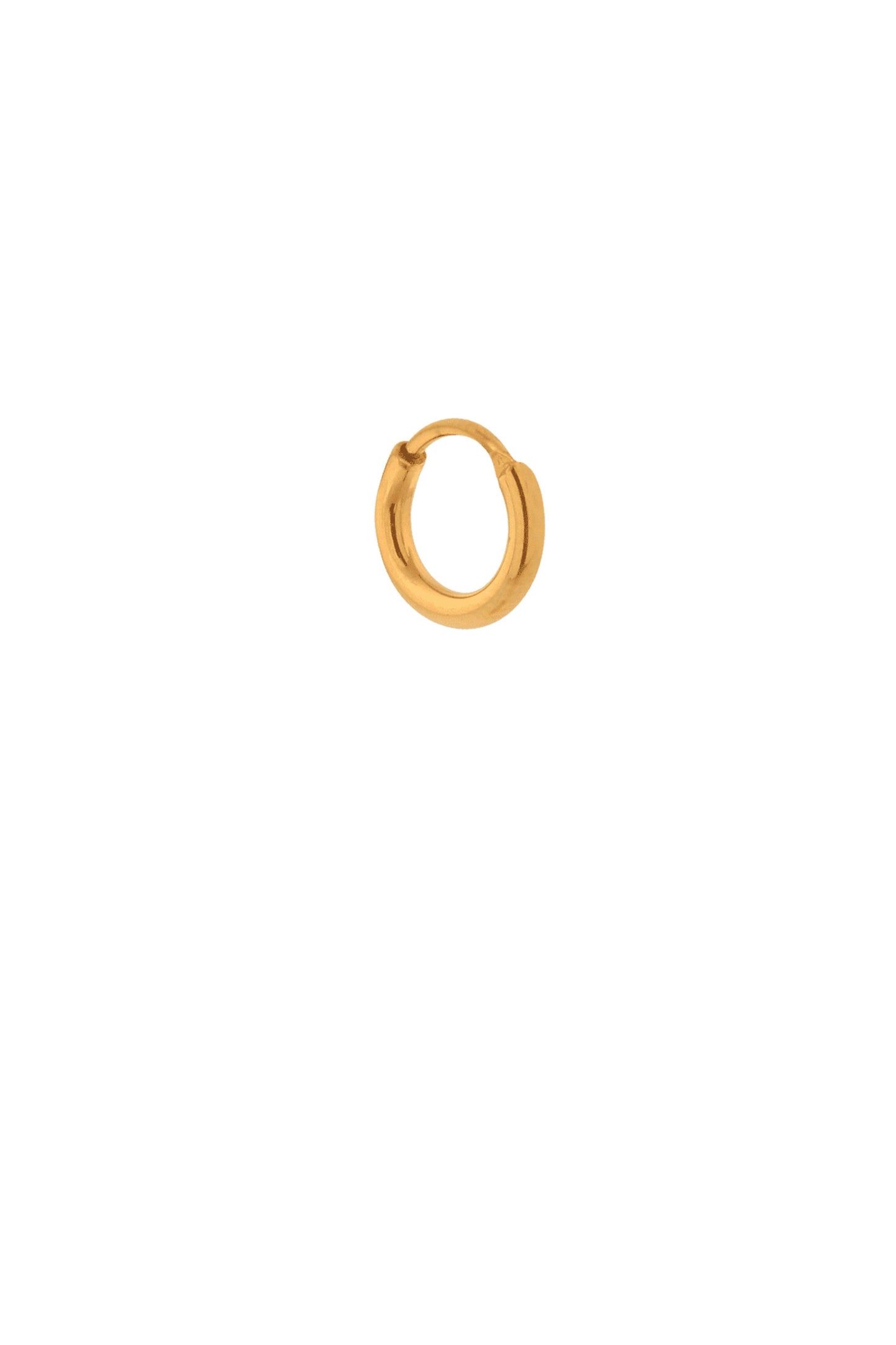 Single Plain 12 mm Hoop / Gold