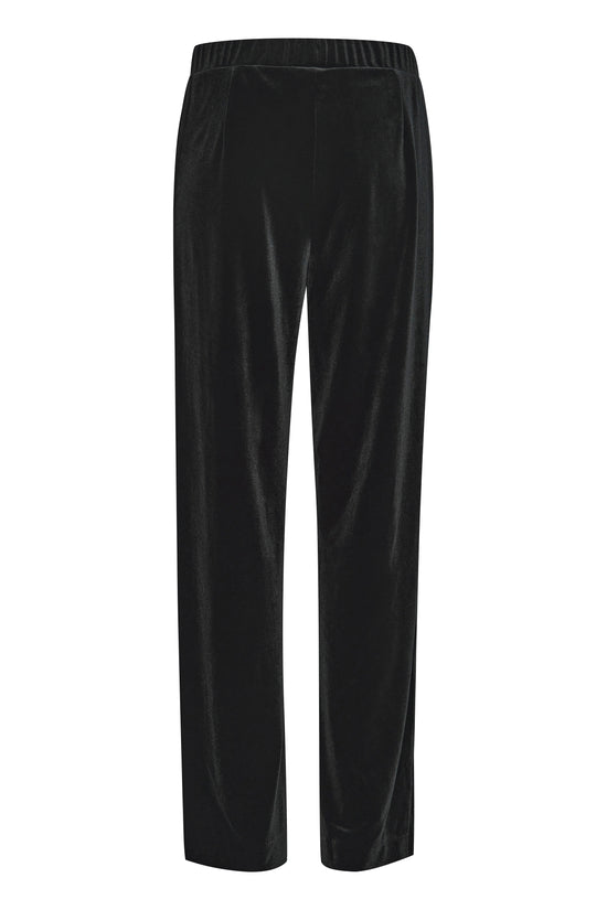 Perlina Straight Pants / Black