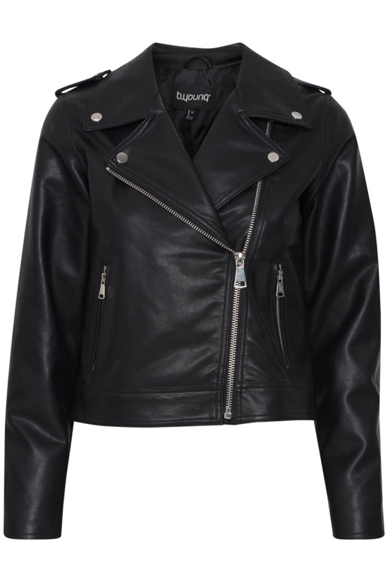 Acomy Biker Jacket / Black