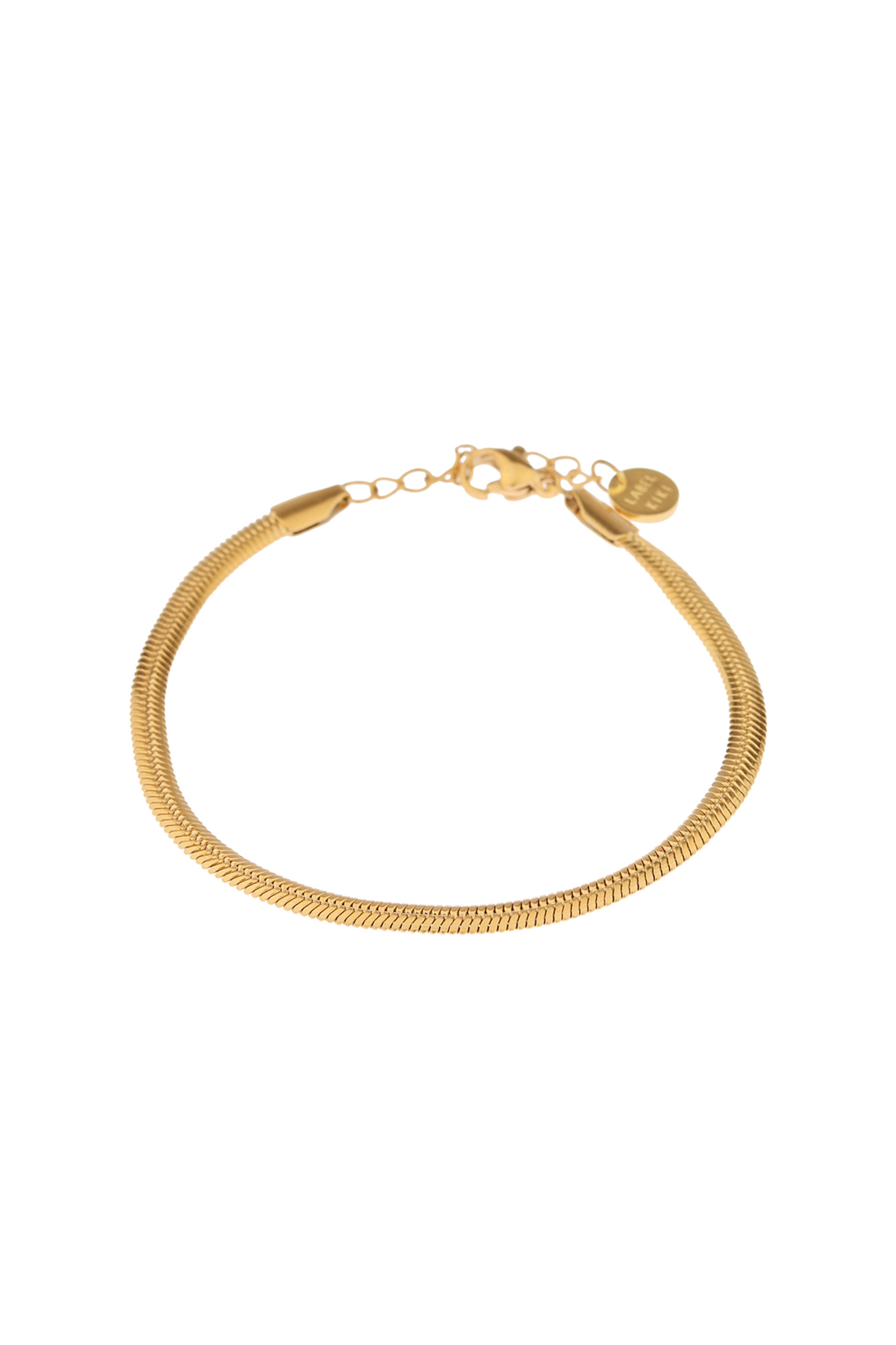 Smooth Snake Bracelet - Gold